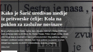 Birn: Šarić uređivao medije?